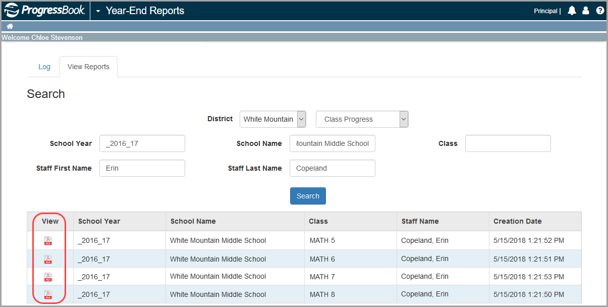 View Reports