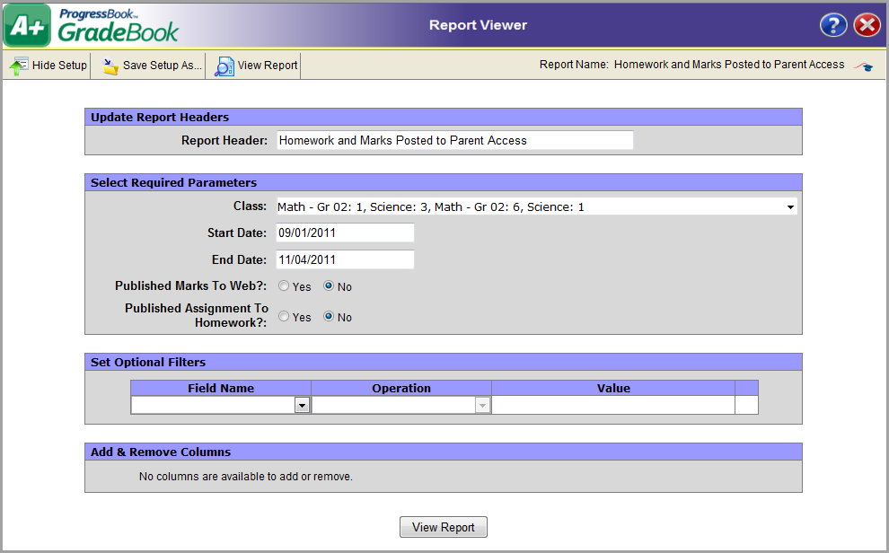 homework_and_marks_posted_to_parent_access_report_viewer_teacher.png