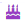 purple birthday cake icon